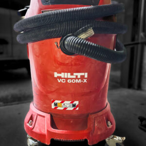 Hilti VC 60M-X – rakennusimuri edestä kuvattuna