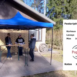 Korkea pystypöytä 12–16 hengelle vuokralle Helsingissä juhliin ja tapahtumiin